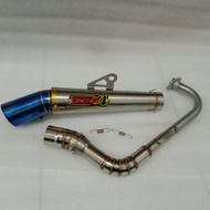 Daeng sai4 exhaust pipe for Mio sporty Mio soulty Mio soul i Mio gear click Mio GT Xeon Mio gravis MSi fino 51mm