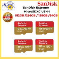 SanDisk Extreme microSDXC UHS-I CARD - 512GB/256GB/128GB/64GB