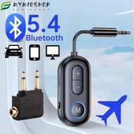 MIOSHOP Airplane Wireless Adapter, With Mic 2 IN 1 Audio Receiver Transmitter,  Hifi Stereo Bluetoot