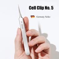 【CW】 German Ultra fine No. 5 Cell Pimples Blackhead Clip Tweezers Beauty Salon Special Scraping  amp Closing Artifact Acne Needle Tool