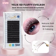 YELIX 6D FLUFFY LASHES VOLUMEnatural FLUFFY EYELASH EXTENSION/