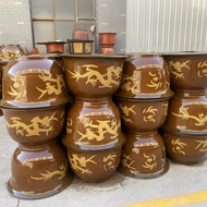 Special Price Dragon Tank Flower Pot Ceramic Extra Large Household Clay Pot for Courtyard Planting T