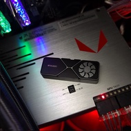 HolyOOPS RTX3080 Graphics Card Personalized Metal Keycap Cross Axis Mechanical Keyboard Gift Free Sh