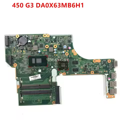 827025-001 For HP ProBook 450 G3 Laptop Motherboard I5-6200U CPU 827026-601 827026-001 827025-501 82