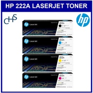 HP Original LaserJet Toner Cartridge 222A 222 W222A Black Cyan Magenta Yellow MFP 3303FDW MFP 3303SD