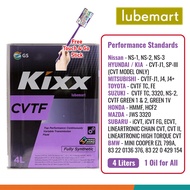 CVT OIl for Toyota / Honda / Nissan - KIXX CVTF FULLY SYNTHETIC CVT Fluid / CVT Oil / Toyota TC / FE