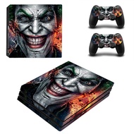 Joker Man Design Skin Sticker For Sony Playstation 4 Pro Console &amp; 2PCS Controller Skin Decal For PS