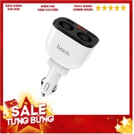 Charger splitter for cars and cars with 2 charging holes combined with 2 USB ports, genuine Hoco Z28