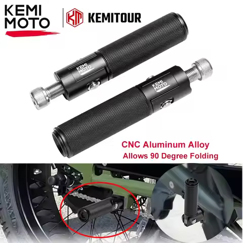 Folding Foot Pegs For Super 73 S1/S2/RX/R/Z/ZX Bracket Foot Rest Pedals M12 Electric Motorbike Passe