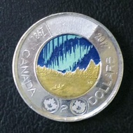 koin bimetal Canada 2 dollar commemorative 1