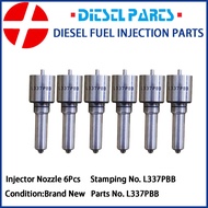 6pcs Diesel Fuel Injector Nozzle L337PBB for HOWO A7 D10 WD615 VGO015ID-E071 CB-PB132P72