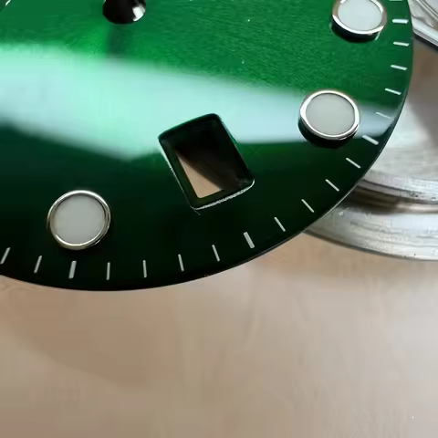 clean Factory Watch Dial For Sub16610LN 3135 Movement Aftermarket Watch Parts