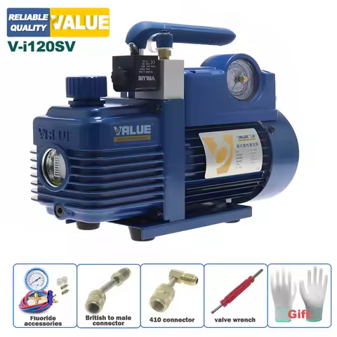 VALUE V-i120SV L Series New Refrigerant Vacuum Pump Single Stage Suitable for R410A,R407c, R134a, R1