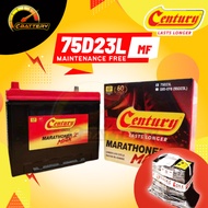 Century Marathoner Max 75D23L Car Battery Kereta Bateri Proton Exora Preve Inspira Toyota Vellfire S