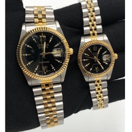 Citizen Jam Tangan Lelaki Perempuan Unisex Watch Waterproof Quartz Steel Sapphire Rolex Style