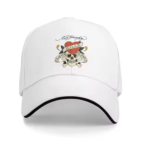 Summer Casual Baseball Cap E-Eds Hardys Love Kills Slowly Tennis Skate Trucker Hat For Couple Women 