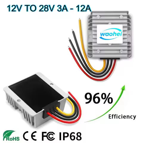 DC DC Converter 12V to 28V Boost Inverter 3A 5A 8A 10A 20A Voltage Regulator 12 Volt to 28 VoltStep 