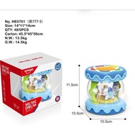 Baby Toy Music Rotating Pat Drum Infant Light Electric Toy