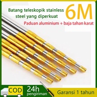 Long fruit Picking Stick Telescopik Long Stick for fruit Picking /metal fruit picker 6 meter fruit p