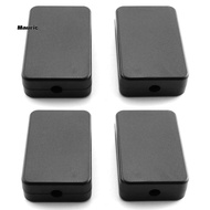 Electrical Junction Box 4PCS Electric Plastic Black Waterproof Project Junction Case 2.16X1.38X0.59 