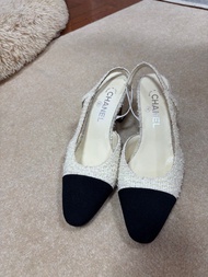 Chanel Slingback Heels