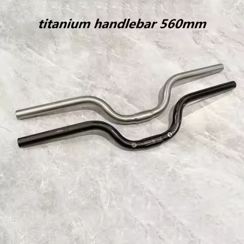 UJ Folding bicycle titanium M handlebar for brompton bike titanium alloy handlebar 560mm height 95mm