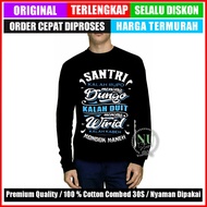 Men's and Women's Santri T-shirts / Santri Losing Rupo Win Dungo / Santriwati T-shirts