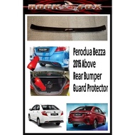 Perodua Bezza 2015 - 2022 ABS Rear 3D Bumper Guard Protector
