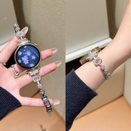 Suitable for Samsung galaxywatch7/6 Cute Flash Diamond KT Cat Strap Women's s6Classic Cartoon Flower