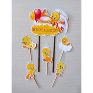 TWEETY TOPPER TWEETY CAKE TOPPER TWEETY CAKE TOPPER/ CHARACTER BIRTHDAY TOPPER/