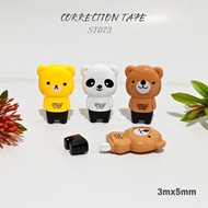 Ozozshop - Tip-Ex Paper Tape 5mm x 6M Panda Rilakkuma Character ST073 / Correction Tape Bear CR-1034