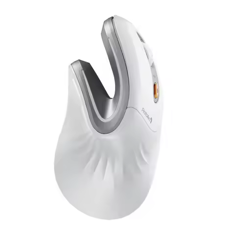 ProtoArc Ergonomic Vertical Mouse EM11 NL Rechargeable Wireless Mouse BT Ergo Mice with 3 Multi-Devi