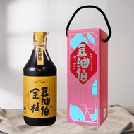 【豆油伯】無添加糖金桂醬油500ml (禮盒)