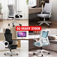 [Ready Stock]Ergonomic Office Chair Computer Desk Chairs Mesh Home Office Desk Chairs with Lumbar Support