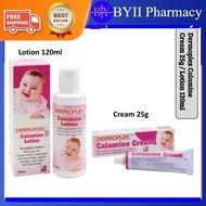 Dermoplex Calamine Lotion 120ml/ Calamine Cream 25g for nappy rashes/ allergy