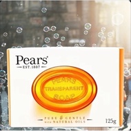 (Bundle Of 4) Pears PureSoap 125g Gentle 98% Pure Glycerin & Natural Oils Bathing Shower Bar Soap