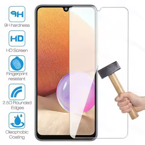 9H Tempered Glass For Samsung Galaxy A02 A12 A22 A32 A42 A52 A72 Screen Protector Samsung M02 M12 M2
