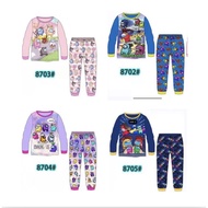 Local Seller Cuddle Me 3 to 13 year old Kids Pyjamas Set Kids Outing Clothing Set