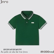 [Jinro] Polo short sleeve Jinro shirt soft crocodile fabric, good absorbent
