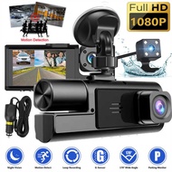 A 2 Driving Recorder 3 Camera HD 1 0 8P Three-Lens with Reflection W I F DV R