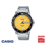 CASIO นาฬิกาข้อมือ CASIO รุ่น MTD-125D-9AVDF วัสดุสเตนเลสสตีล สีเหลือง