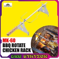 CAMPINGMOON Bbq Chicken Grill Rotate Bbq Chicken Rack Spin Grill Chicken Rack Barbeque Grill Outdoor