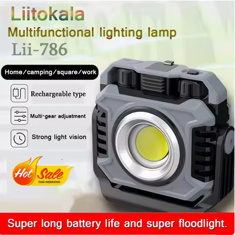 LiitoKala LF-786Work lights Mini portable headlamp TYPE- fast charging Built-in rechargeable battery