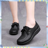 Four Seasons Work Shoes Leather Shoes Women Work Work Work Shoes Black Women Shoes Anti-slip Hotel F