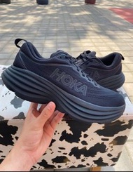 HOKA ONE ONE Bondi 8 Wide舒適時尚網布低幫休閒都市通勤跑步鞋