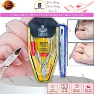 COMBO SKIN CUTTER & HIGH QUALITY Stainless Steel NEO'S NAIL FILES - Perfect Nail Care at Home (TD777