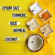 [READY-STOCK] OATMEAL TURMERIC MASK & SCRUB YELLO SKINCARE