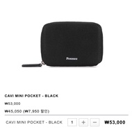 fennec CAVI MINI POCKET Wallet-BLACK New Never Used.