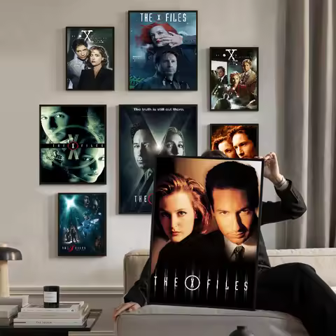 Horror Movie X-Files Classic Movie Posters HD Quality Poster Wall Art Painting Study Nordic Home Dec