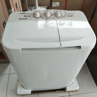 [Khusus Bogor] Mesin Cuci 2 Tabung 6.5kg & 7Kg Sharp Puremagic